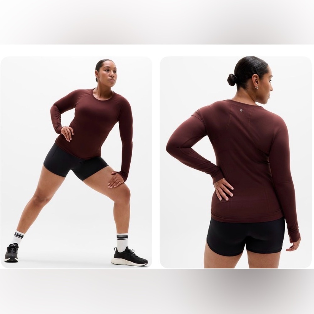 NWT Athleta 1X Momentum Seamless top